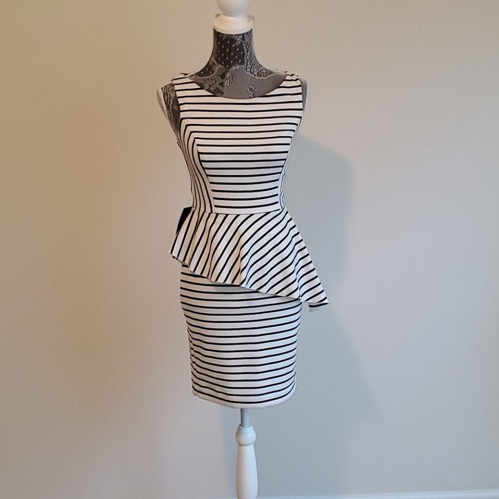 BEBE Peplum Dress